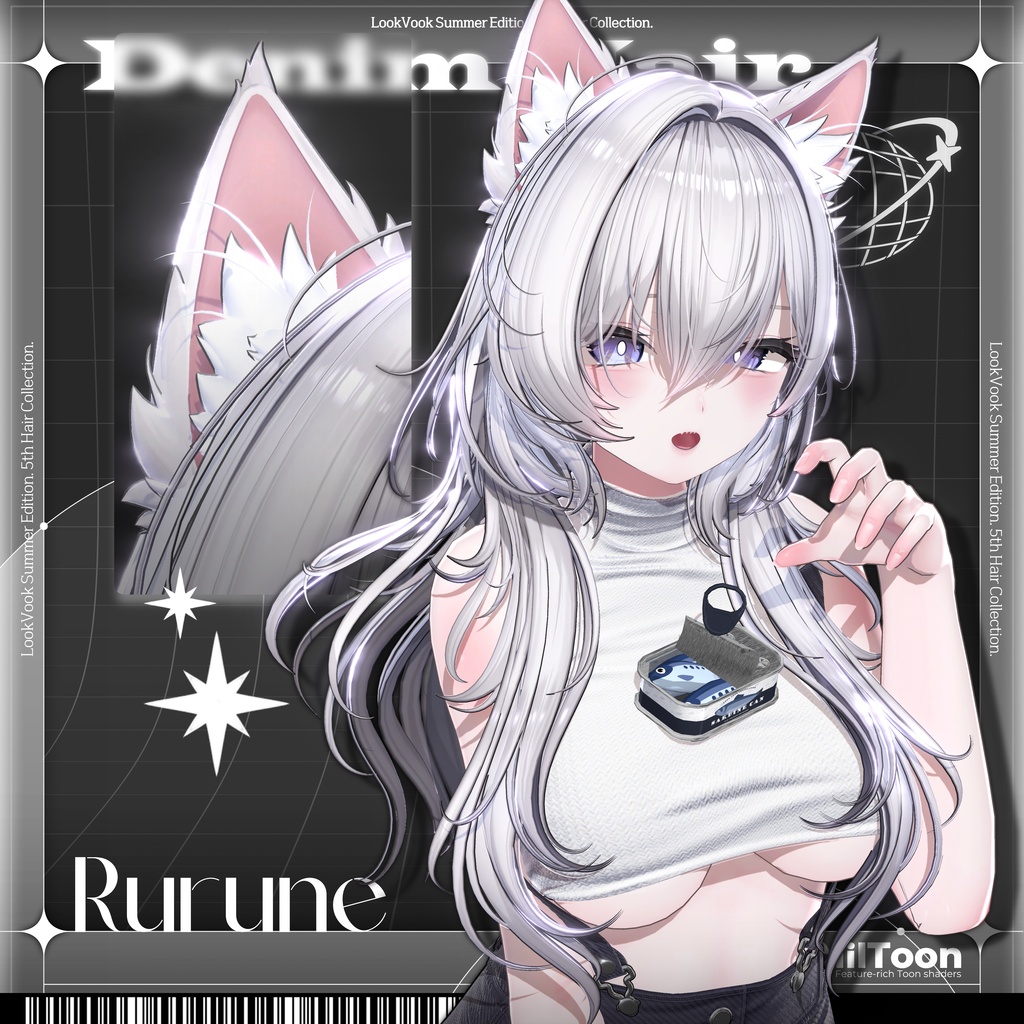 ✨❕セール中❕✨【20アバター対応】 𝐋𝐕.𝟏𝟎+ Denim_Hair 🐾