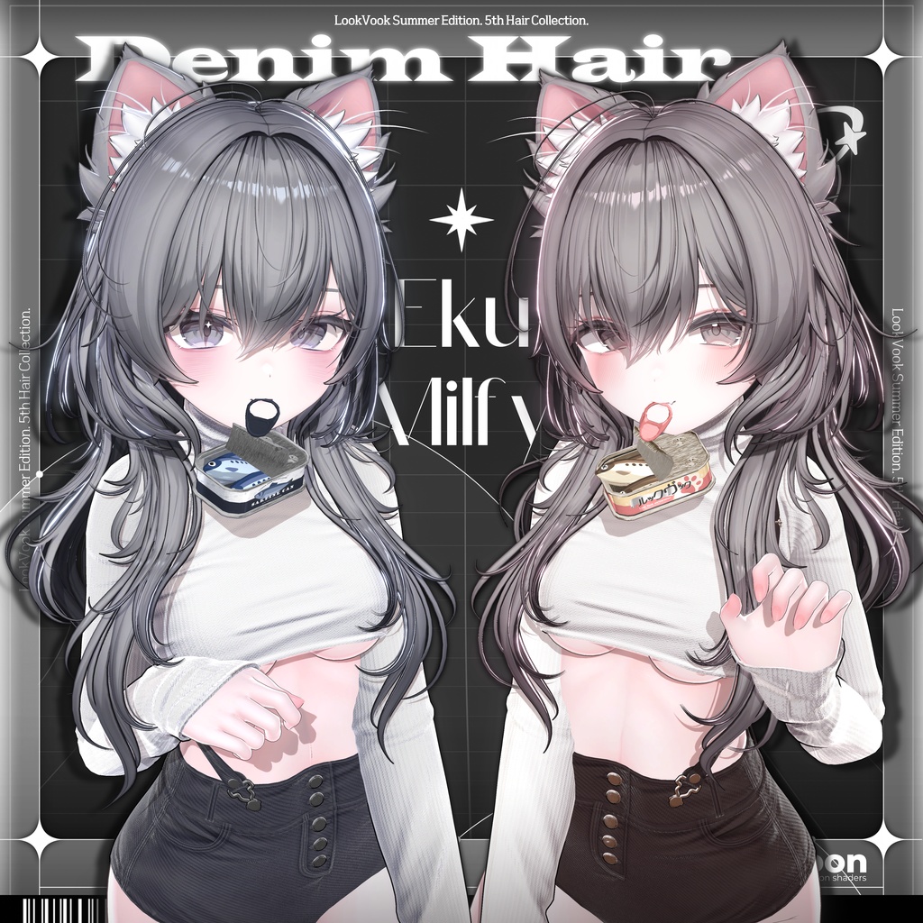 ✨❕セール中❕✨【20アバター対応】 𝐋𝐕.𝟏𝟎+ Denim_Hair 🐾