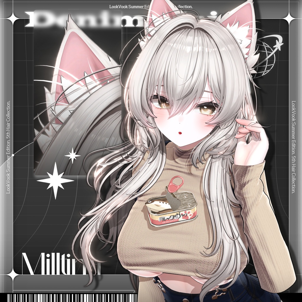 ✨❕セール中❕✨【20アバター対応】 𝐋𝐕.𝟏𝟎+ Denim_Hair 🐾