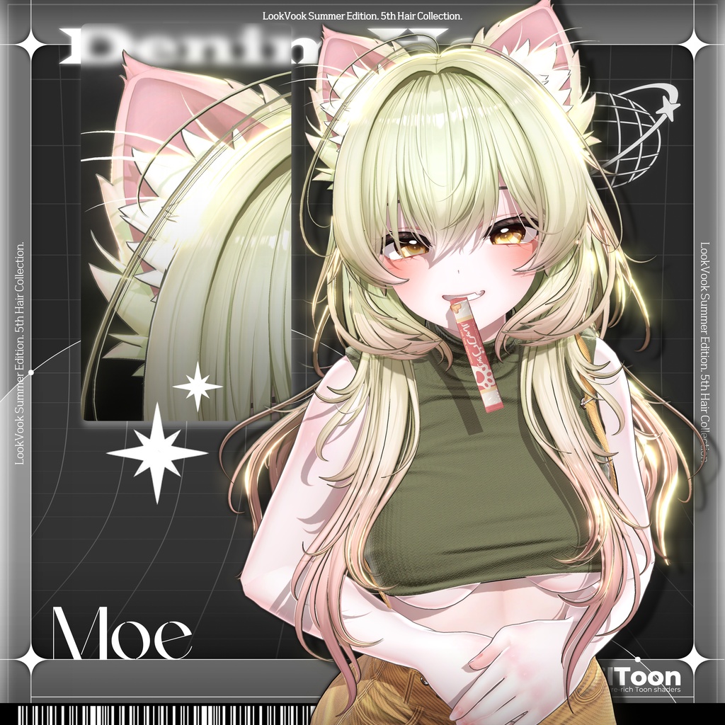 ✨❕セール中❕✨【20アバター対応】 𝐋𝐕.𝟏𝟎+ Denim_Hair 🐾