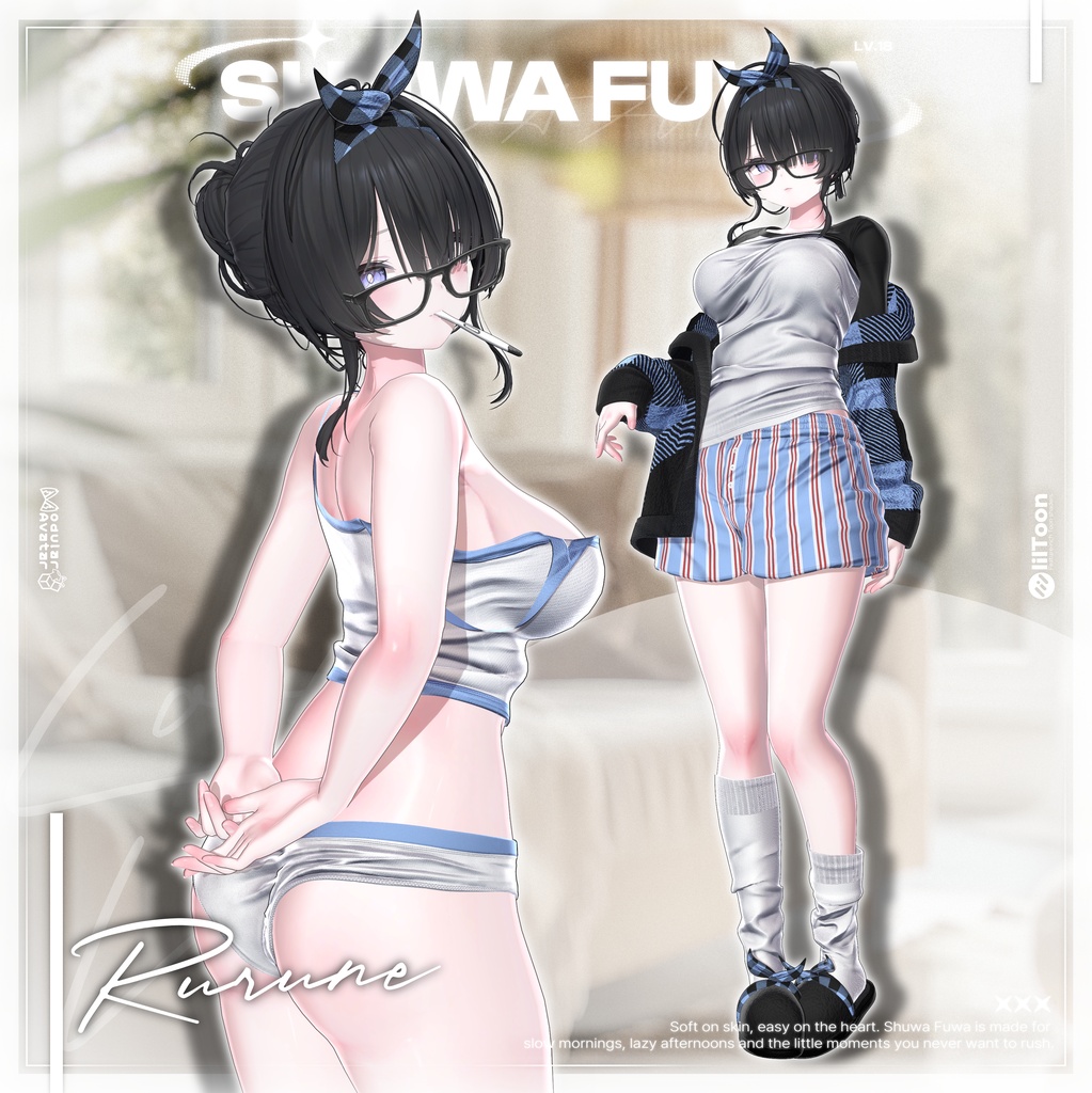 ✨❕セール中❕✨【19アバター対応】 𝐋𝐕.𝟏𝟖 Shuwa_Fuwa🪥
