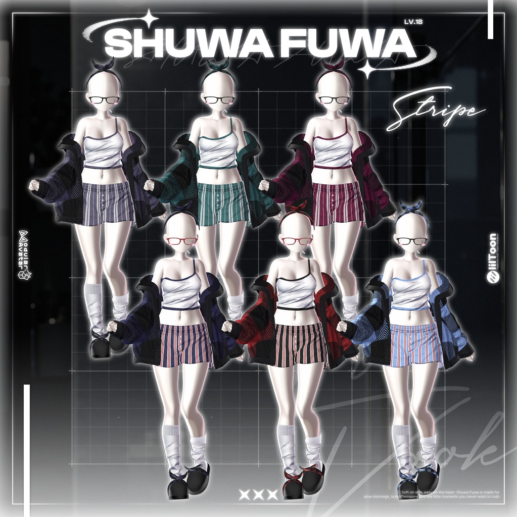 ✨❕セール中❕✨【19アバター対応】 𝐋𝐕.𝟏𝟖 Shuwa_Fuwa🪥