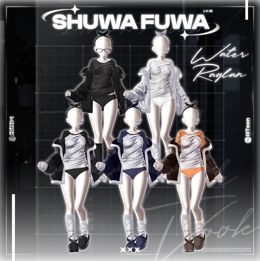 ✨❕セール中❕✨【19アバター対応】 𝐋𝐕.𝟏𝟖 Shuwa_Fuwa🪥