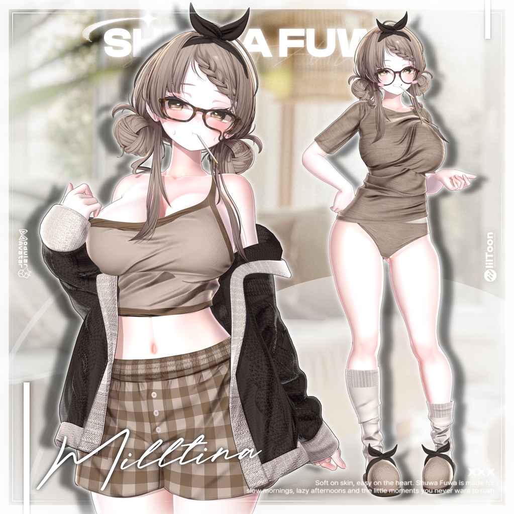 ✨❕セール中❕✨【19アバター対応】 𝐋𝐕.𝟏𝟖 Shuwa_Fuwa🪥