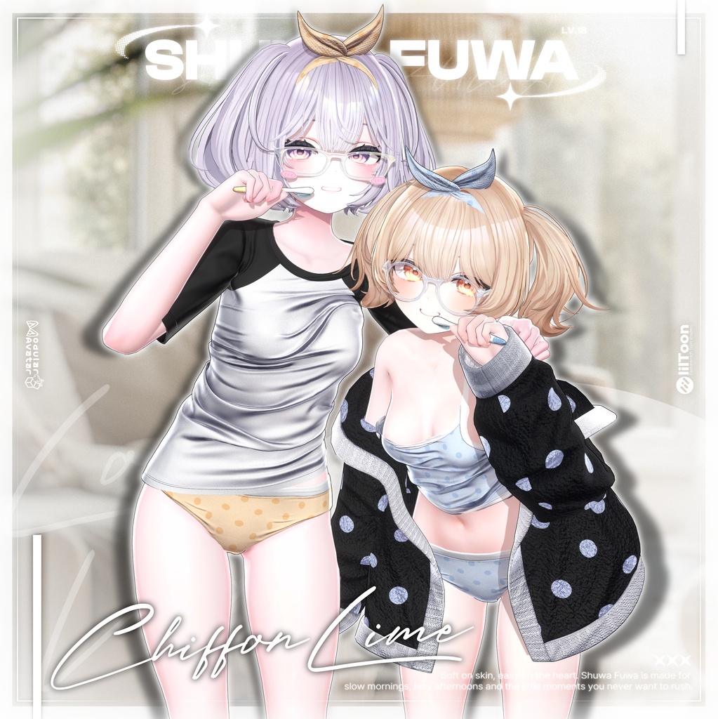 ✨❕セール中❕✨【19アバター対応】 𝐋𝐕.𝟏𝟖 Shuwa_Fuwa🪥