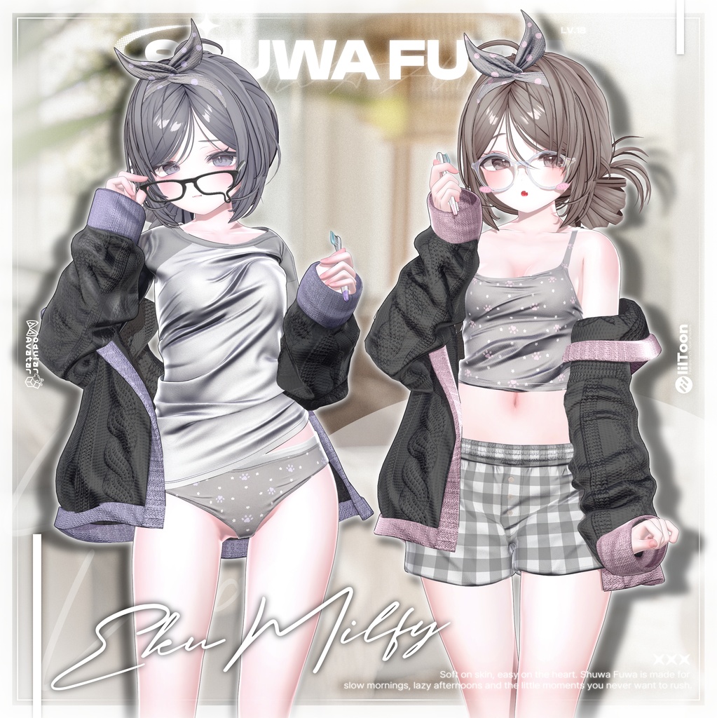 ✨❕セール中❕✨【19アバター対応】 𝐋𝐕.𝟏𝟖 Shuwa_Fuwa🪥