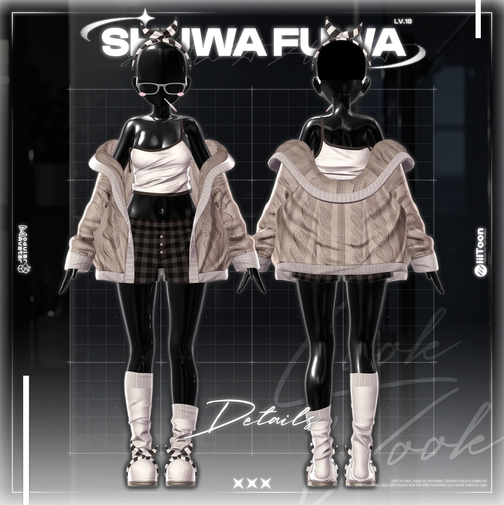 ✨❕セール中❕✨【19アバター対応】 𝐋𝐕.𝟏𝟖 Shuwa_Fuwa🪥