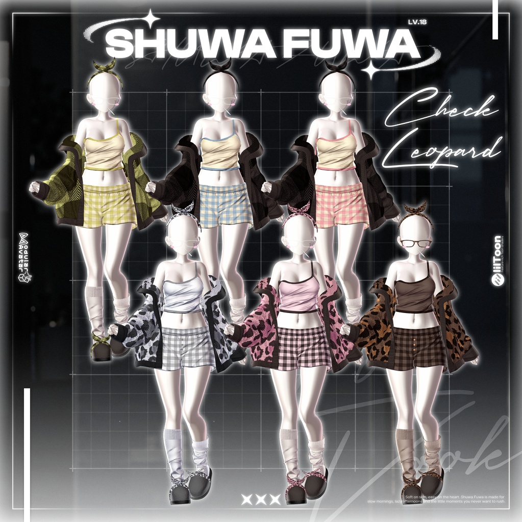 ✨❕セール中❕✨【19アバター対応】 𝐋𝐕.𝟏𝟖 Shuwa_Fuwa🪥