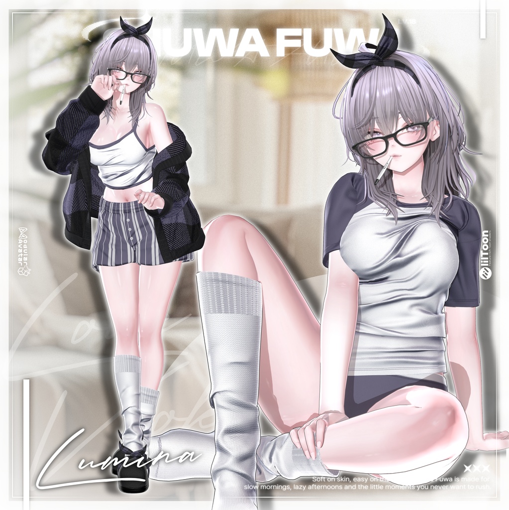 ✨❕セール中❕✨【19アバター対応】 𝐋𝐕.𝟏𝟖 Shuwa_Fuwa🪥