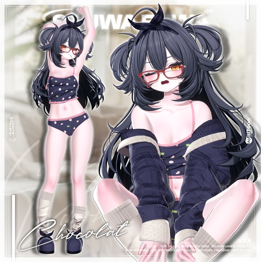 ✨❕セール中❕✨【19アバター対応】 𝐋𝐕.𝟏𝟖 Shuwa_Fuwa🪥