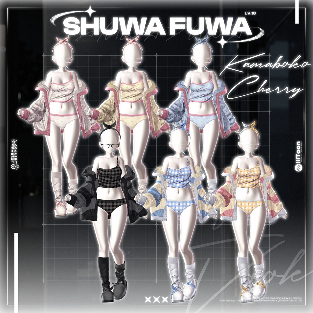 ✨❕セール中❕✨【19アバター対応】 𝐋𝐕.𝟏𝟖 Shuwa_Fuwa🪥