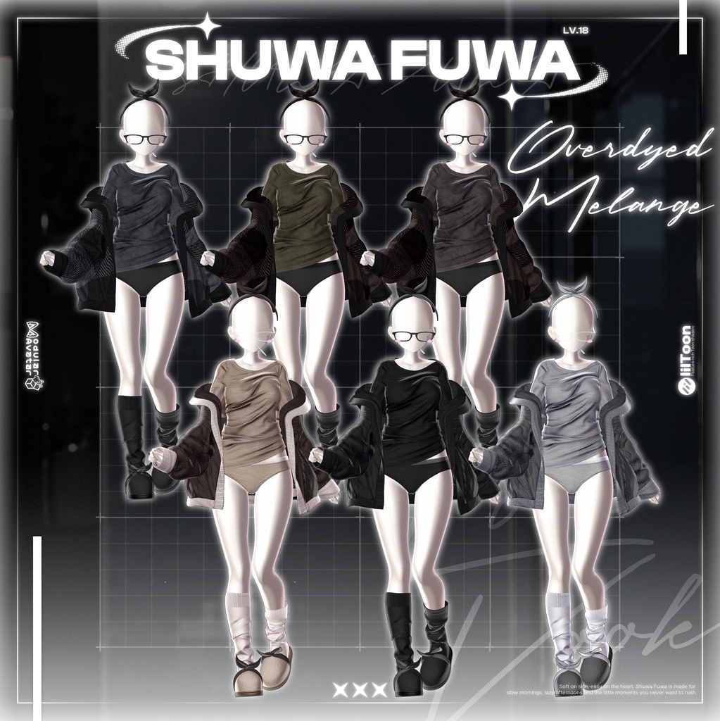 ✨❕セール中❕✨【19アバター対応】 𝐋𝐕.𝟏𝟖 Shuwa_Fuwa🪥