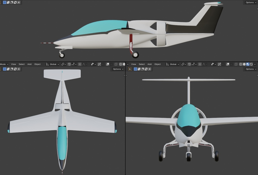 Ducted Fan Trainer Airplane