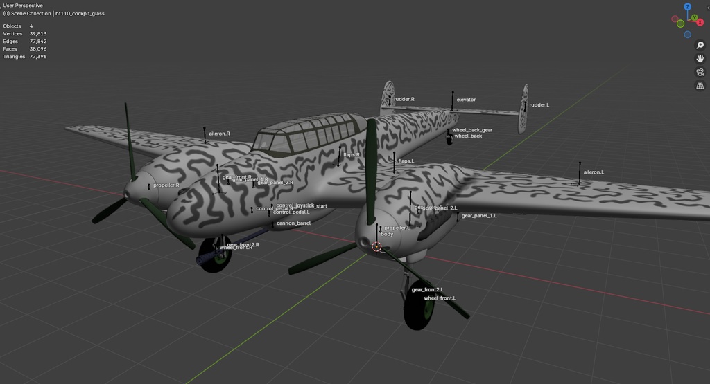 Twin-Engined WW2 Fighter