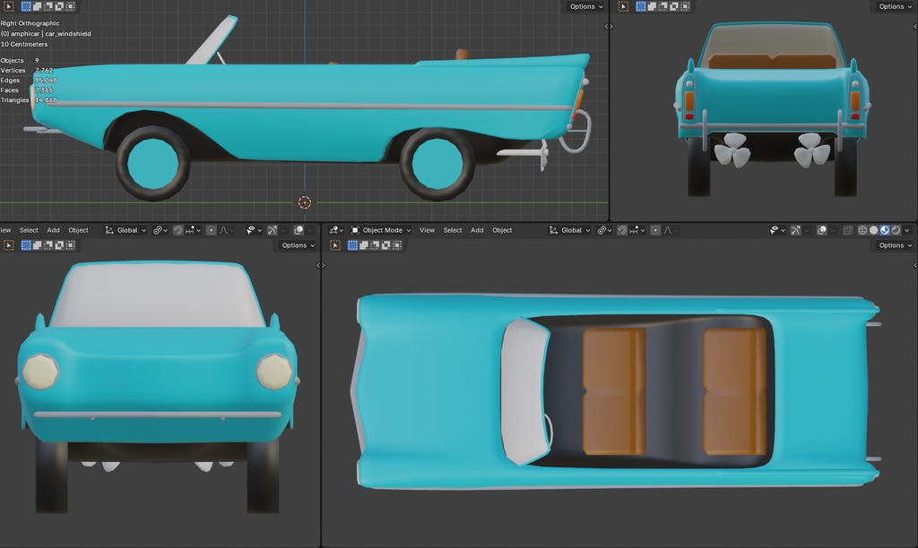 Amphibious Automobile