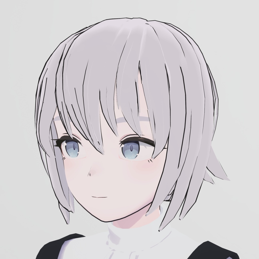 object777's spiky short hair