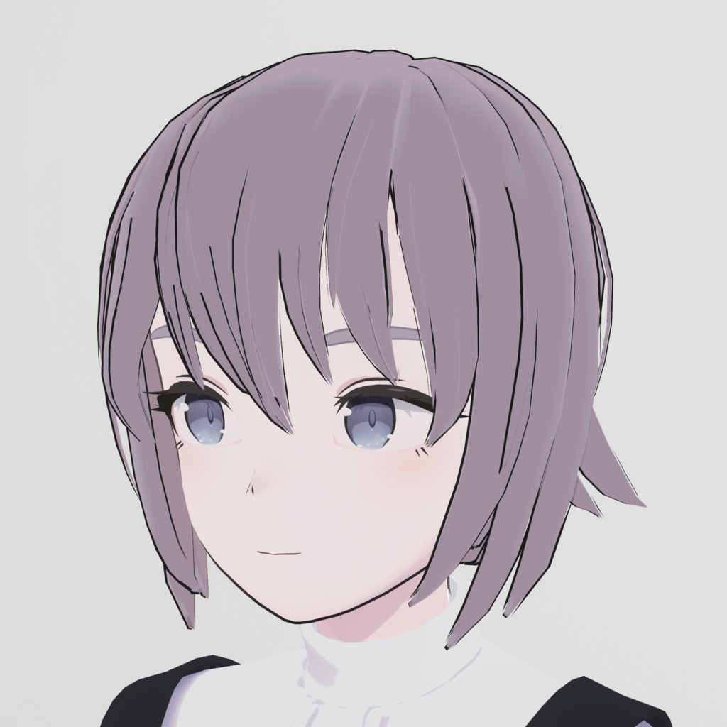 object777's spiky short hair