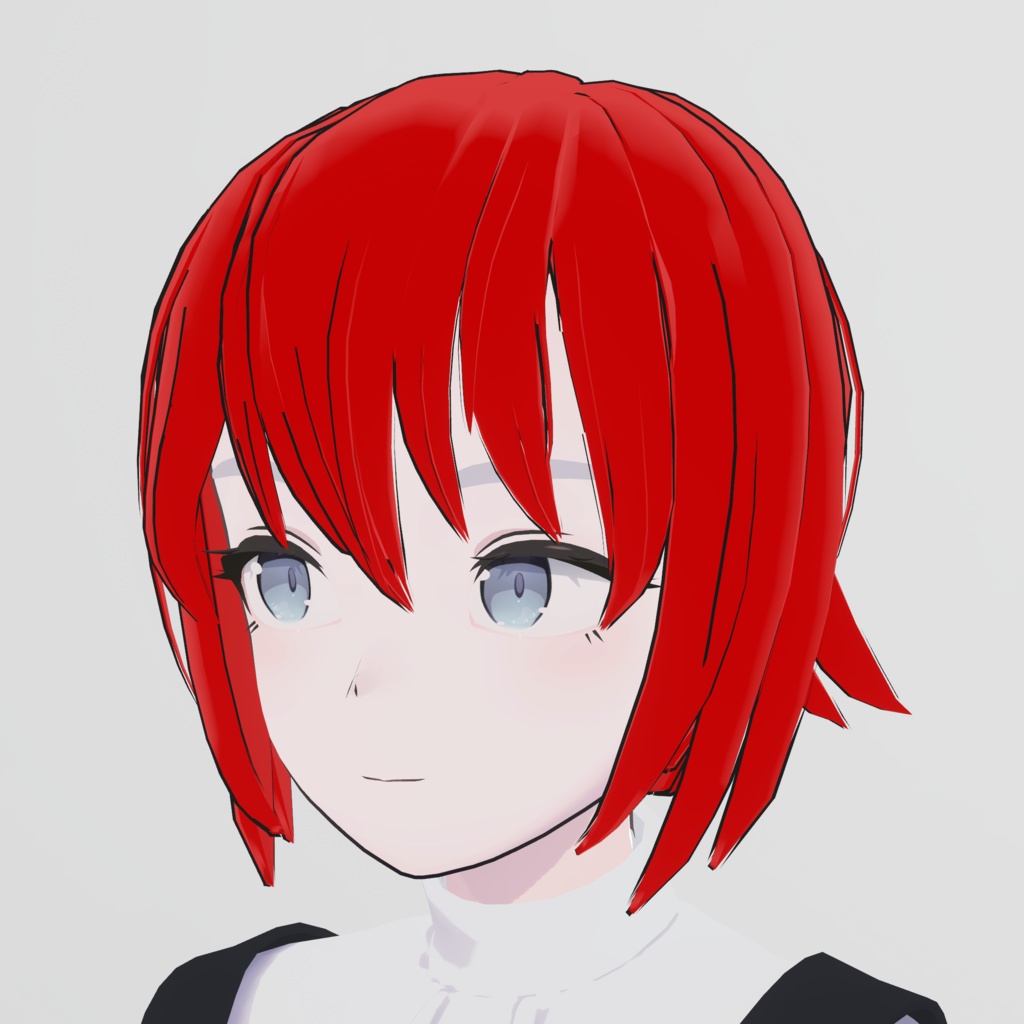 object777's spiky short hair
