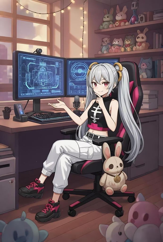 【3Dモデル / VRM】Miyako - Generated by AnimeArt (Neural4D) 【VRChat・VTuber対応】 - Neural4D-AnimeArt - 5/5