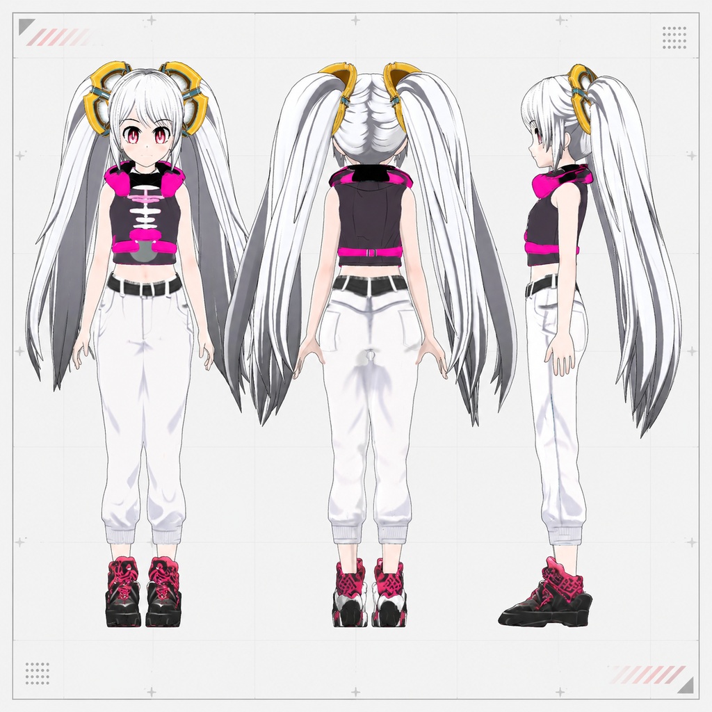 【3Dモデル / VRM】Miyako - Generated by AnimeArt (Neural4D) 【VRChat・VTuber対応】 - Neural4D-AnimeArt - 2/5
