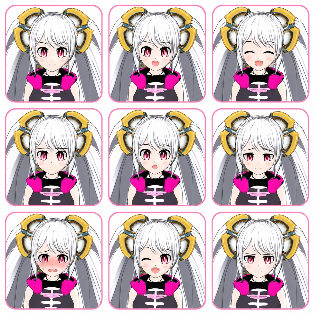 【3Dモデル / VRM】Miyako - Generated by AnimeArt (Neural4D) 【VRChat・VTuber対応】
