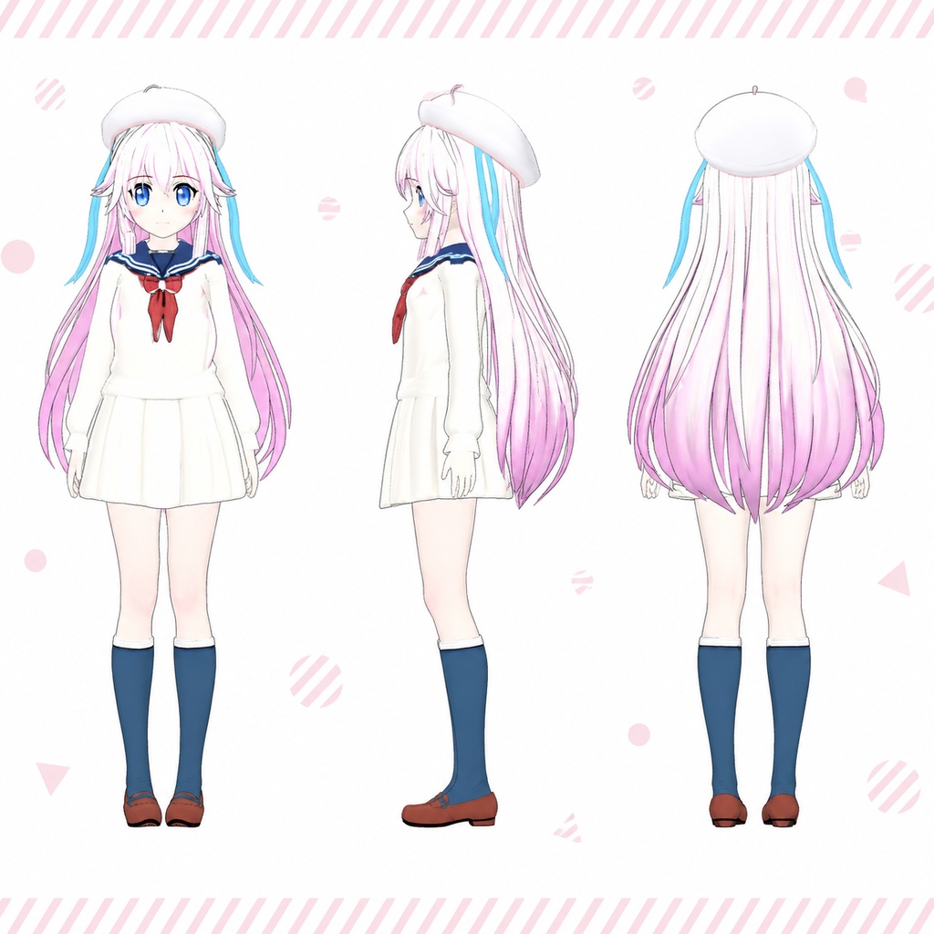 【3Dモデル / VRM】Lily - Generated by AnimeArt (Neural4D) 【VRChat・VTuber対応】 - Neural4D-AnimeArt - 2/6