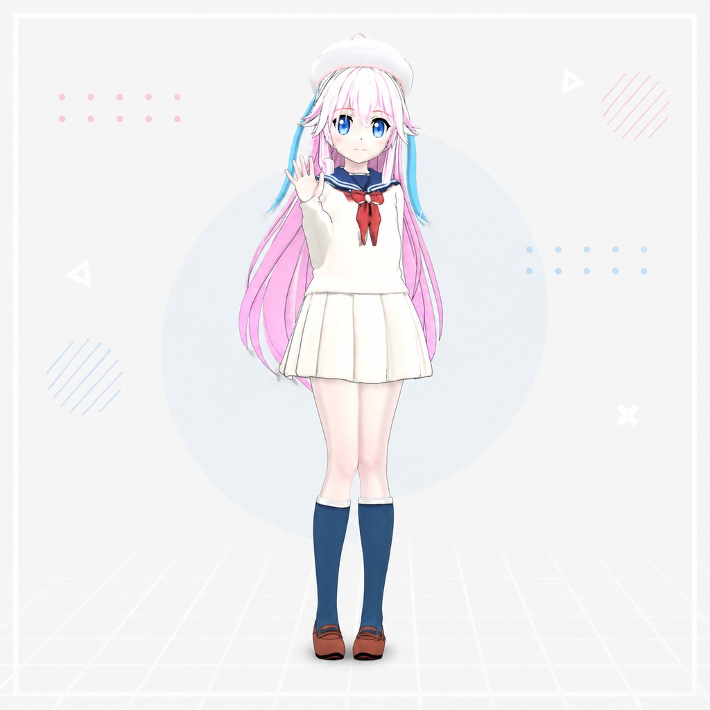 【3Dモデル / VRM】Lily - Generated by AnimeArt (Neural4D) 【VRChat・VTuber対応】 - Neural4D-AnimeArt - 6/6