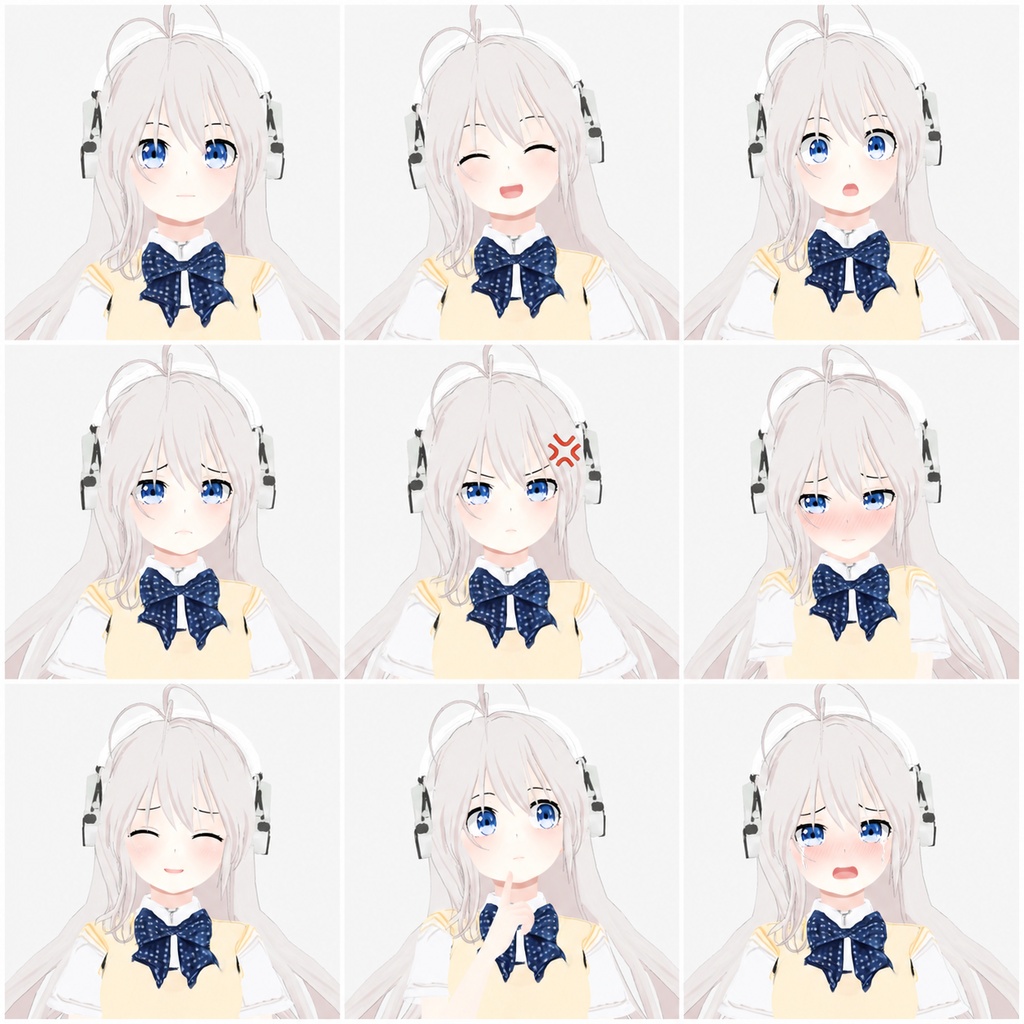 【3Dモデル / VRM】Roxie - Generated by AnimeArt (Neural4D) 【VRChat・VTuber対応】