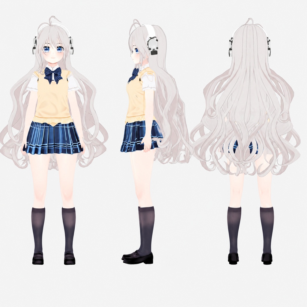 【3Dモデル / VRM】Roxie - Generated by AnimeArt (Neural4D) 【VRChat・VTuber対応】
