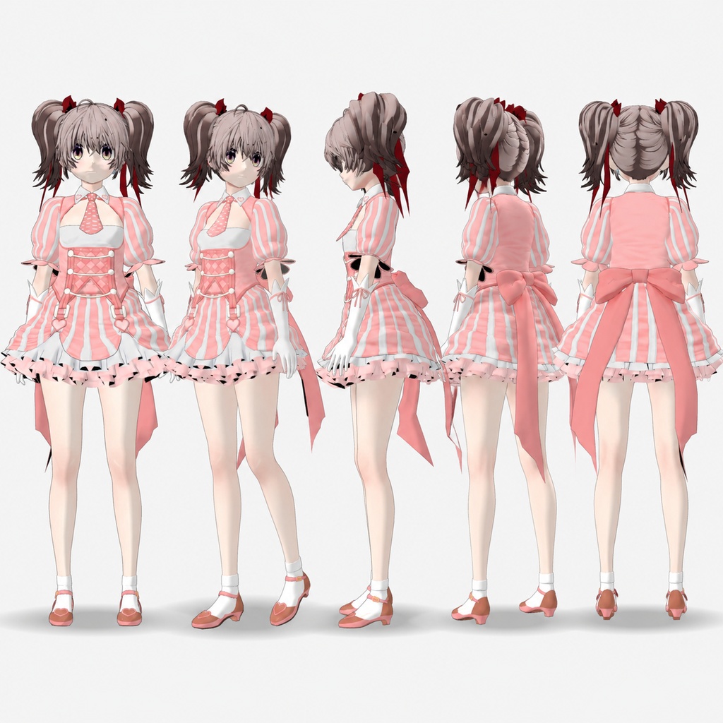 【3Dモデル / VRM】天音Amane - AnimeArt (Neural4D) 生成【VRChat・VTuber対応】