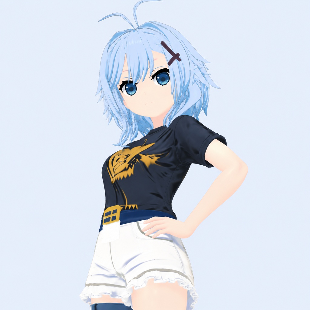 【3Dモデル / VRM】Elle - Generated by AnimeArt (Neural4D) 【VRChat・VTuber対応】