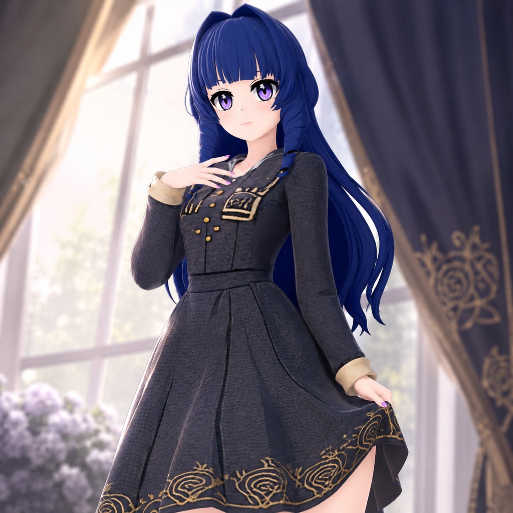 【3Dモデル / VRM】Emmaえま - Generated by AnimeArt (Neural4D) 【VRChat・VTuber対応】