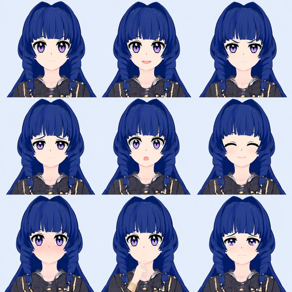 【3Dモデル / VRM】Emmaえま - Generated by AnimeArt (Neural4D) 【VRChat・VTuber対応】