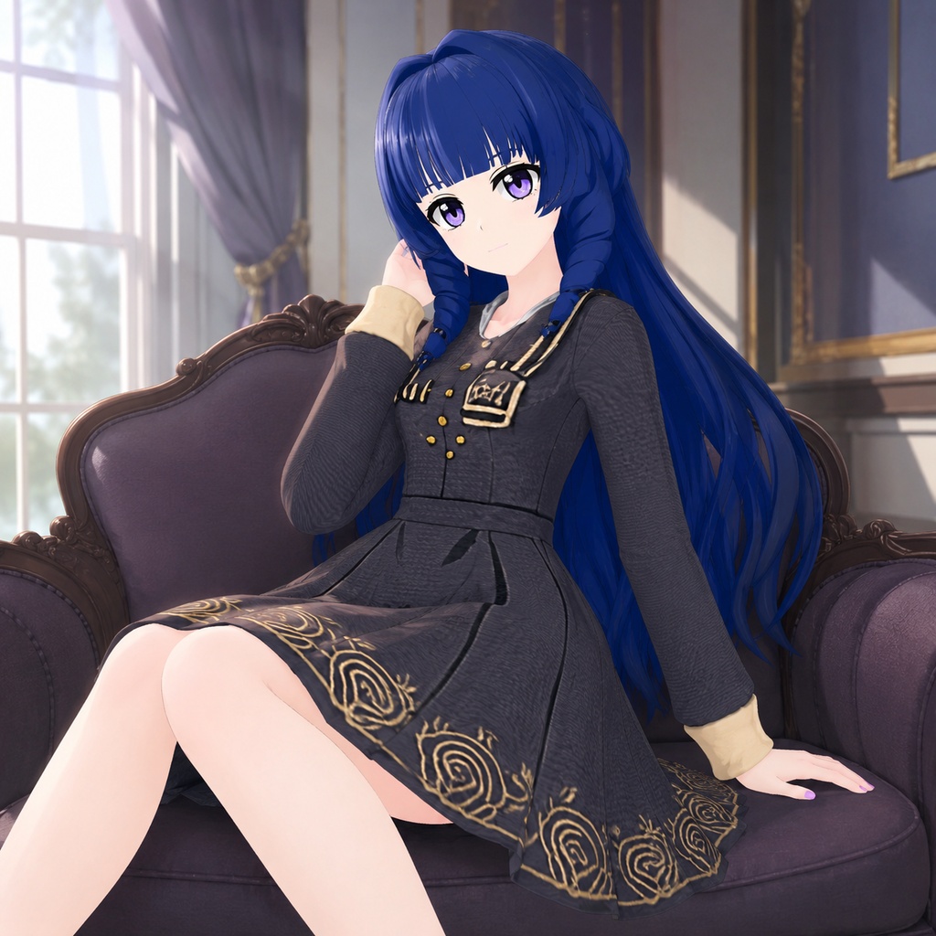 【3Dモデル / VRM】Emmaえま - Generated by AnimeArt (Neural4D) 【VRChat・VTuber対応】