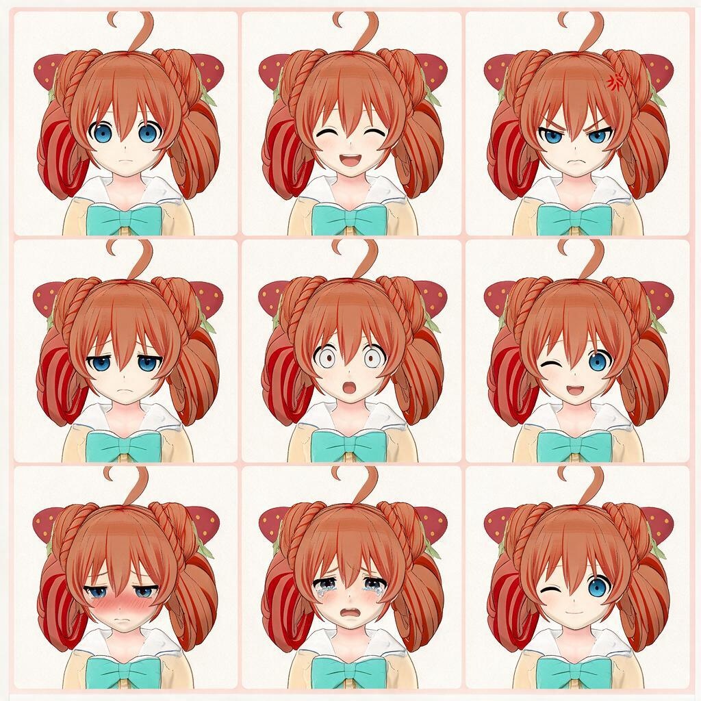 【3Dモデル / VRM】Kanna柑奈 - Generated by AnimeArt (Neural4D) 【VRChat・VTuber対応】