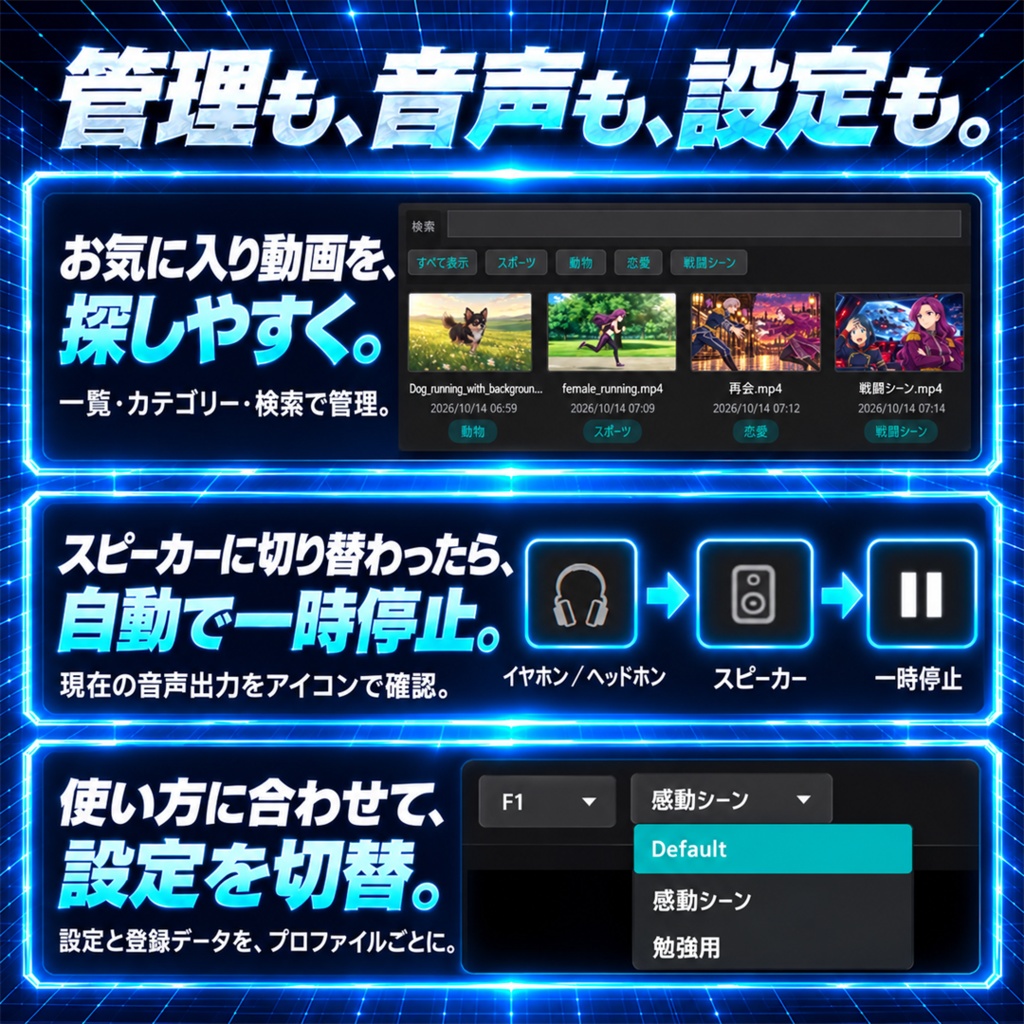 OHF Player(ワンハンドフィニッシュ動画プレイヤー)