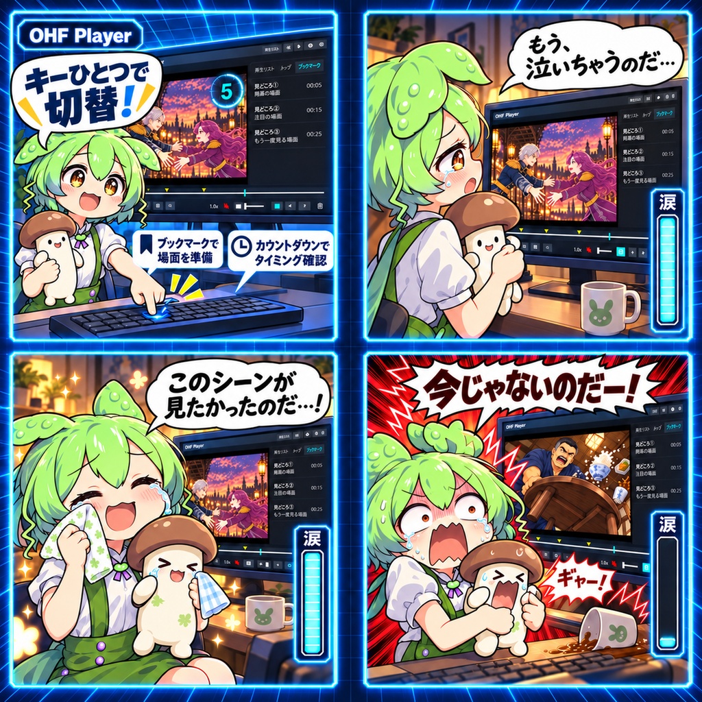 OHF Player(ワンハンドフィニッシュ動画プレイヤー)