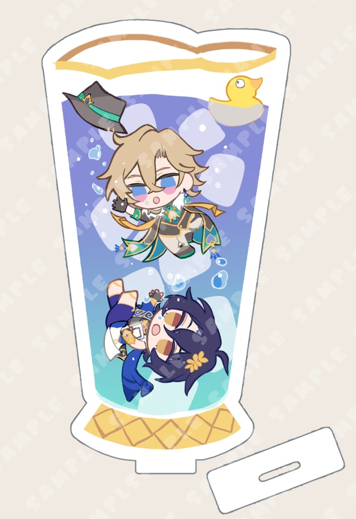 【崩壊スターレイル】アクリルスタンド（レイシオ＆アベンチュリン）