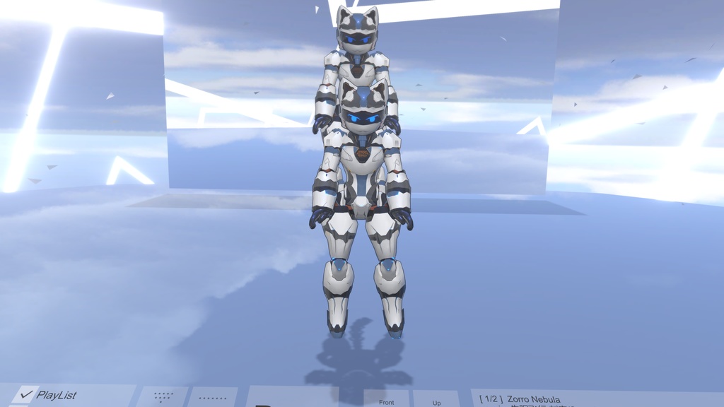 KiloByte M1NT - Robo Cat 2in1 Base Model - VRChat Avatar - PC - Quest