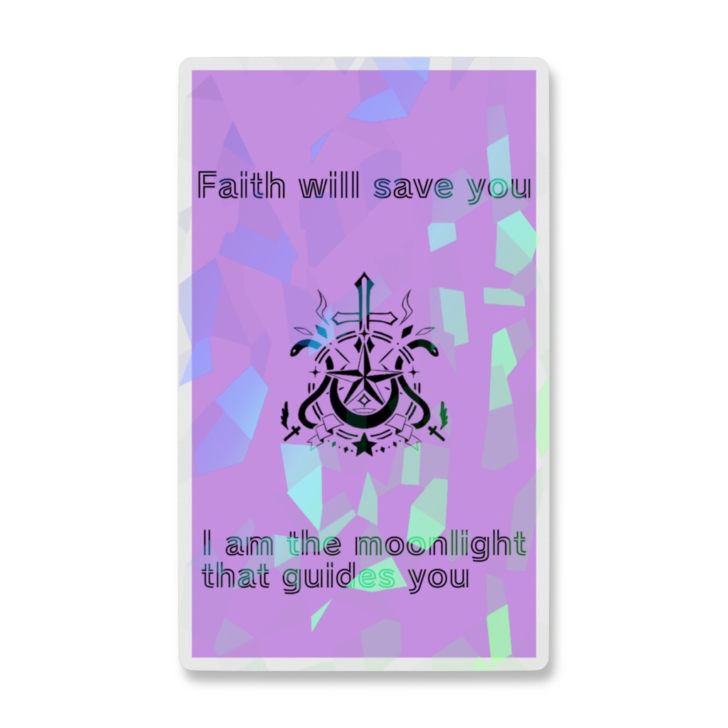 ホログラムスマホステッカー