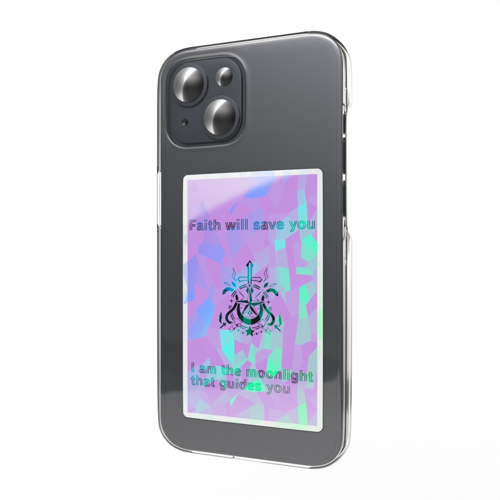 ホログラムスマホステッカー