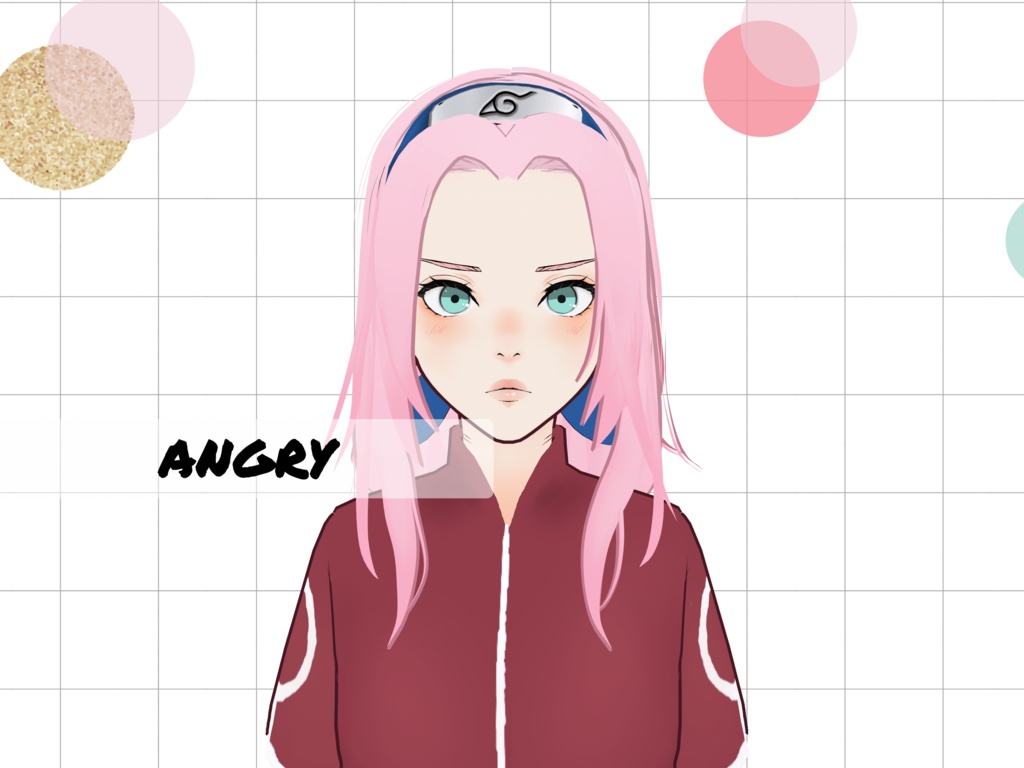 Sakura Haruno (12 years old) 3D model (Vroid)