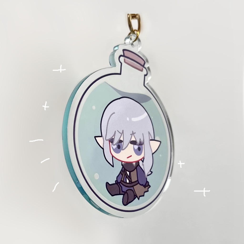 【再販】【頭割り6】フラスコ風アクリルキーホルダー(3種)