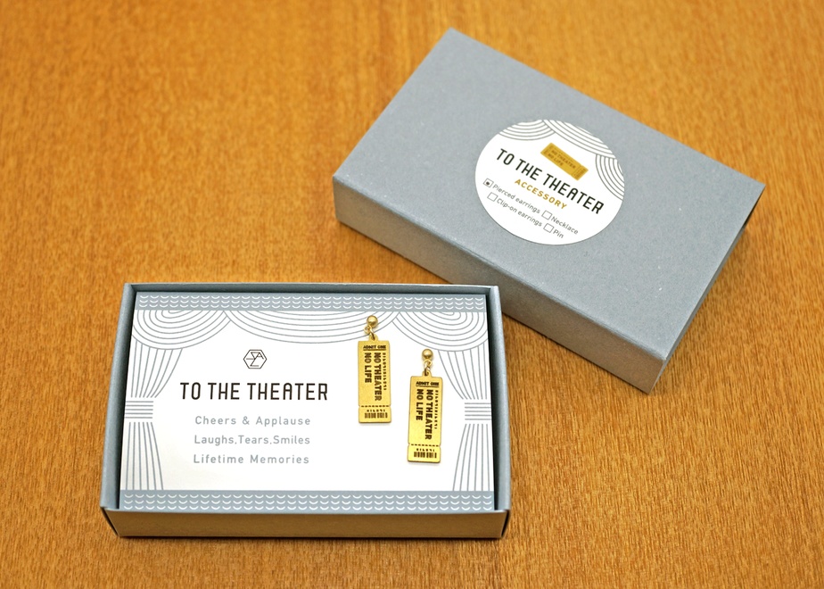 ”NO THEATER NO LIFE” チケット ピアス