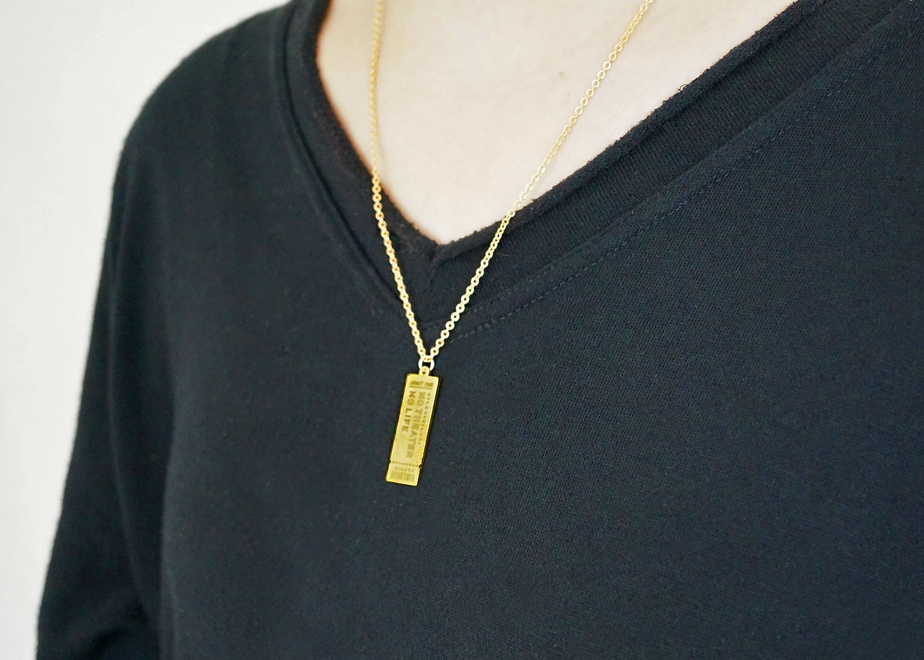 ”NO THEATER NO LIFE” チケット ネックレス