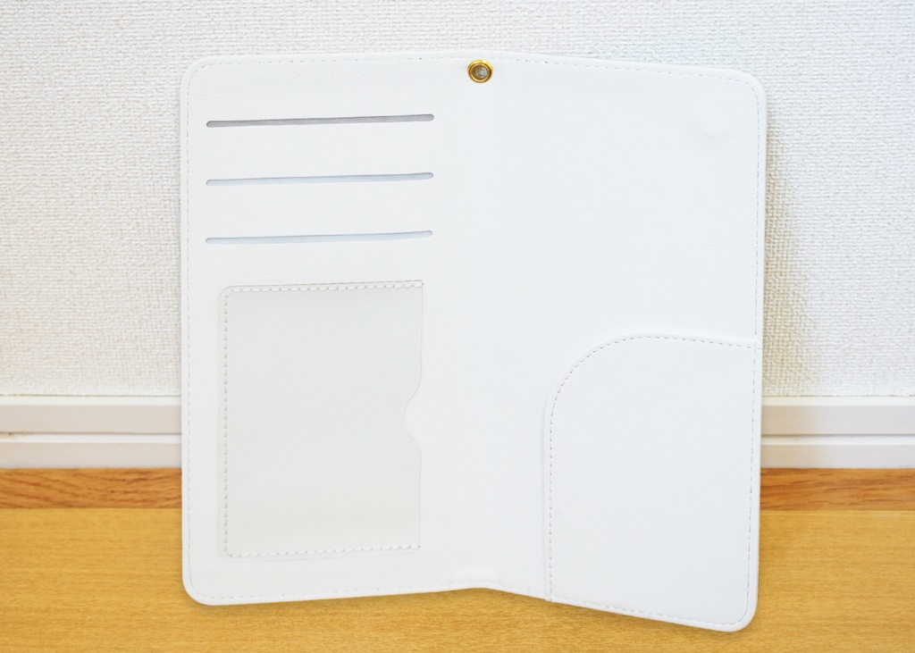 「良席祈願」 チケットケース(橙×白)