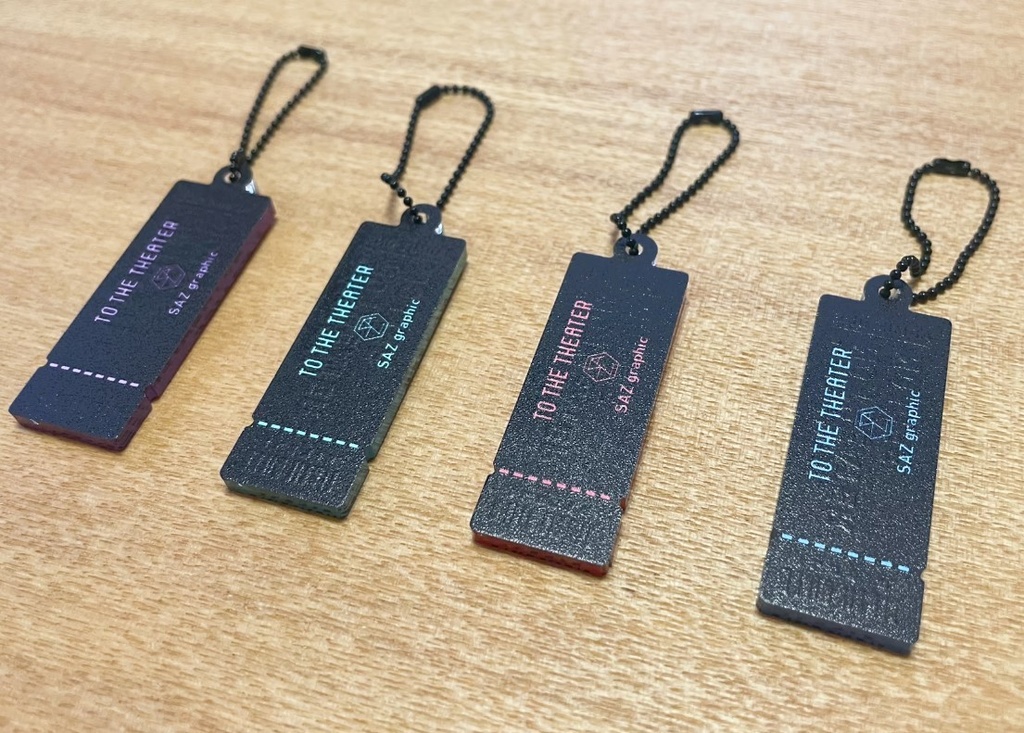 ”NO THEATER NO LIFE” アクリルキーホルダー