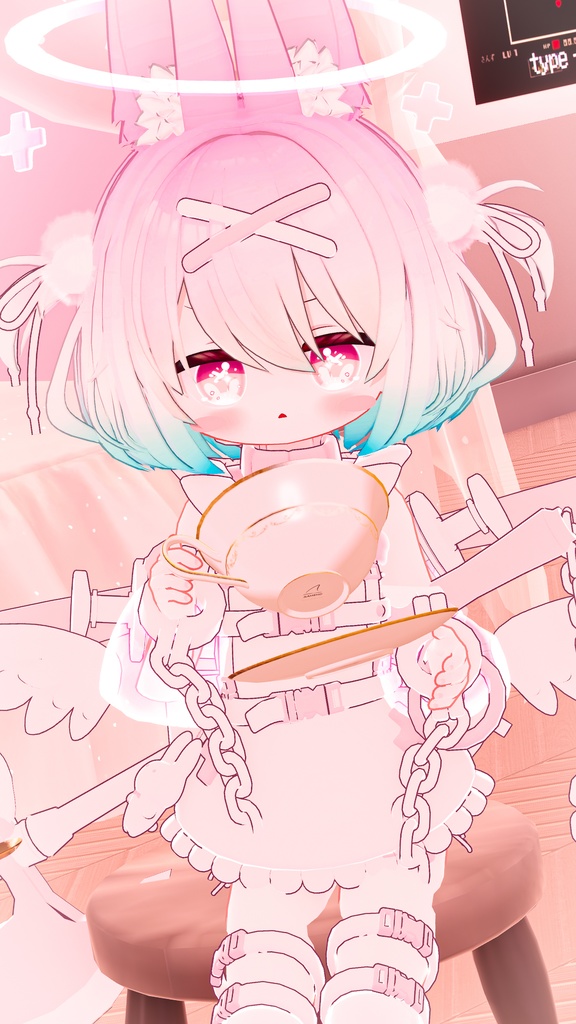 【VRChat改変セット】しょけい☆てんし【ネメシスちゃん用】