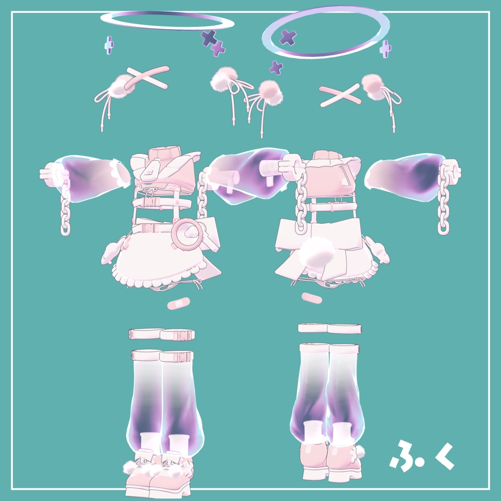 【VRChat改変セット】しょけい☆てんし【ネメシスちゃん用】