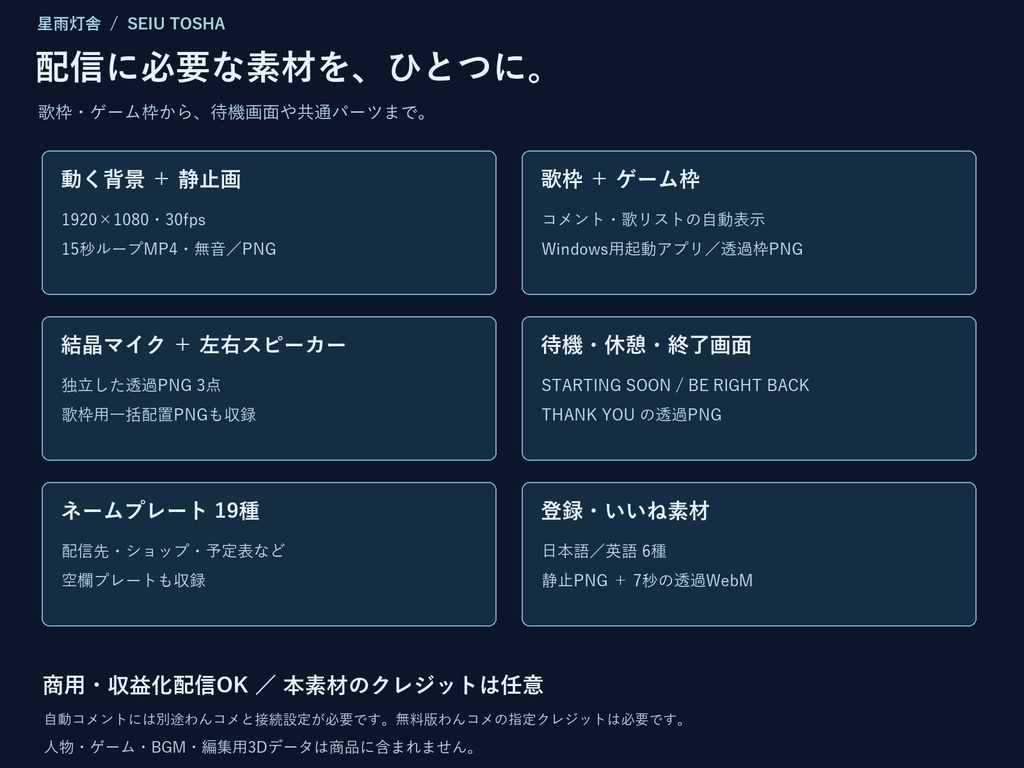 【15秒ループ・動く配信背景】白銀の星晶炉|歌枠・ゲーム枠・自動コメント/歌リスト|OBS